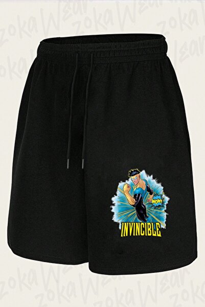 ZOKAWEAR Unisex Invincible V13 Design Printed Shorts