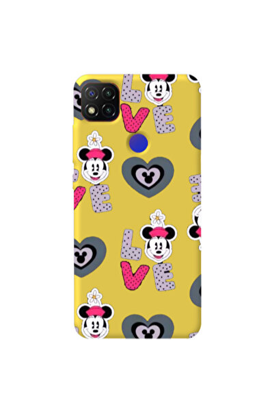Other Xiaomi Redmi 9c Minnie Yellow Colored Silicone TPU Θήκη