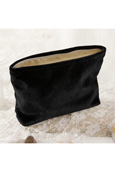 Choice black HOMEFISH Fashion Women's Large Zippered Cosmetic Bag Sweet Makeu...