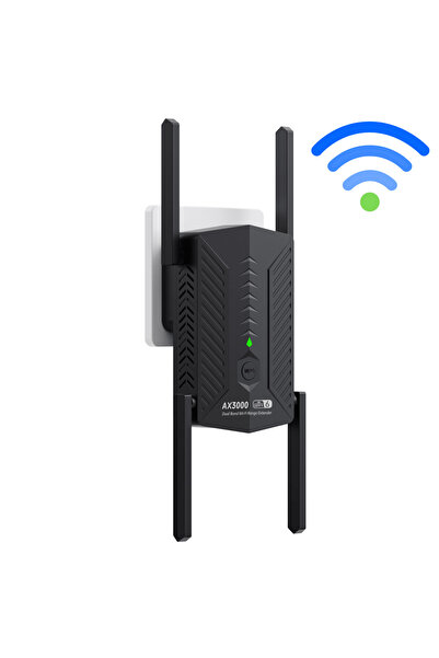 HASEPE Repetor WiFi 3000Mbps, Extensor WiFi Dual Band 2.4GHz 5GHz, Amplificat...
