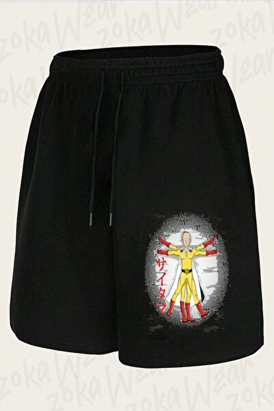 ZOKAWEAR Unisex One Punch Man Saitama (Anatomy) Design Printed Shorts