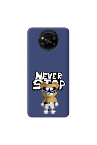 Other Xiaomi Poco X3 /X3 Pro Never stop Dark blue Colored Silicone TPU Θήκη