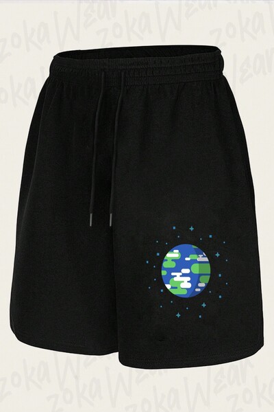 ZOKAWEAR Unisex Kurzgesagt Science Design Printed Shorts
