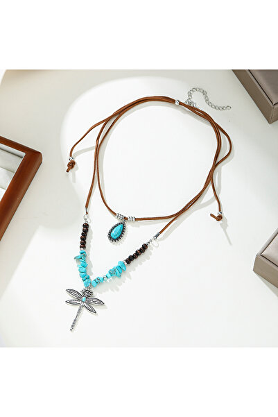 Choice YF5424-1 Bohemian Ethnic Style String Style Imitation Turquoise Dragon...