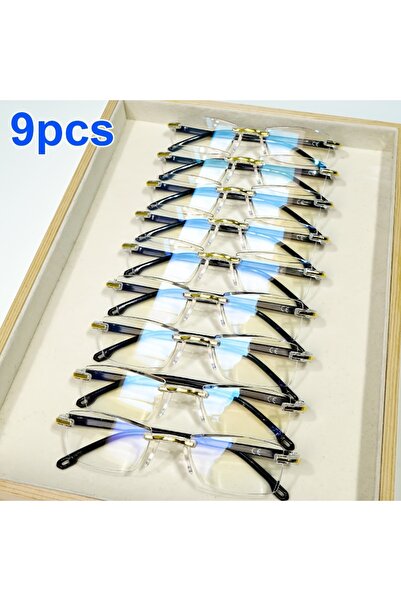 Choice1 +200 9PCS 9 Pairs of Reading Glasses Featuring A Lightweight Design S...