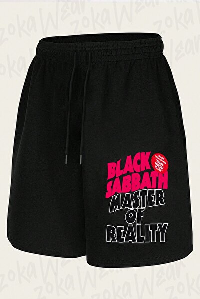 ZOKAWEAR Unisex Σορτς με στάμπα Black Sabbath Master Of Reality