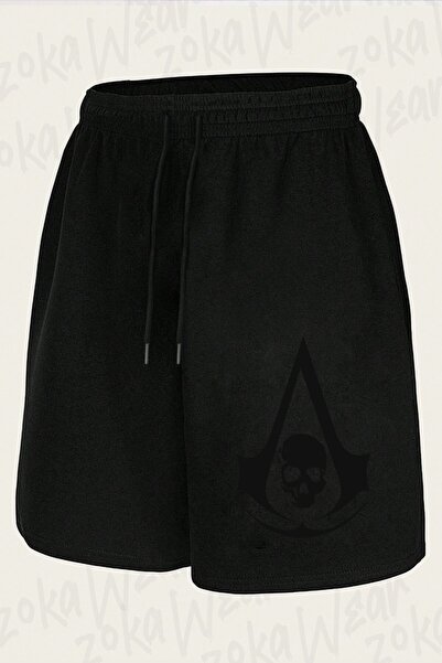 ZOKAWEAR Unisex Assasin's Creed Design Printed Shorts