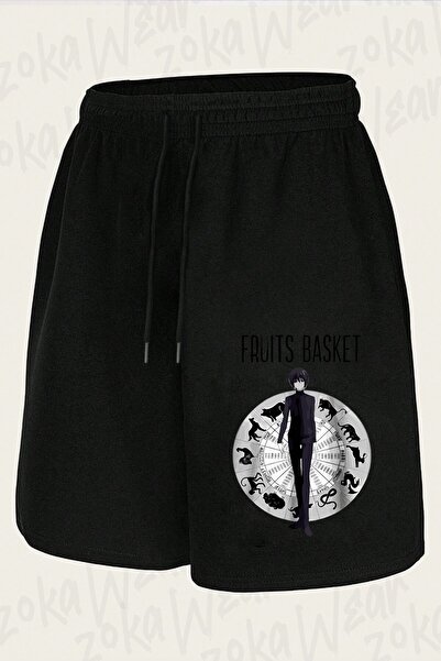 ZOKAWEAR Unisex Fruits Basket Akito Sohma Design Printed Shorts