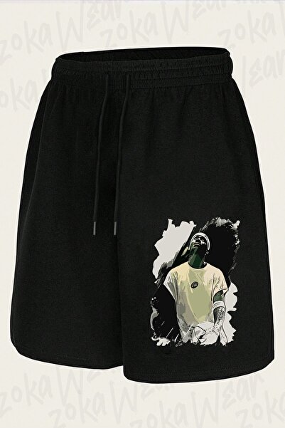 ZOKAWEAR Unisex Allen Iverson 5 Design Printed Shorts
