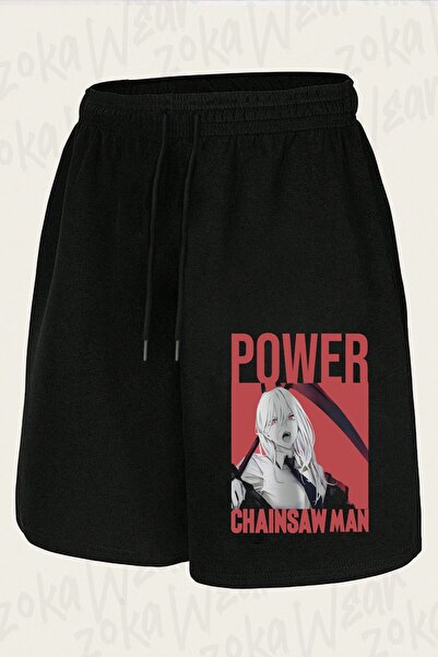 ZOKAWEAR Unisex Chainsaw Man Power Custom Design Printed Shorts
