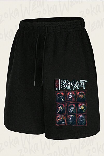 ZOKAWEAR Unisex Slipknot V13 Design Printed Shorts