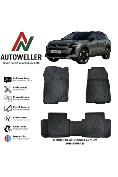 AutoWeller Citroen C5 Aircross II 2025 Sonrası Havuzlu Oto 1.6 Phev Havuzlu 3...