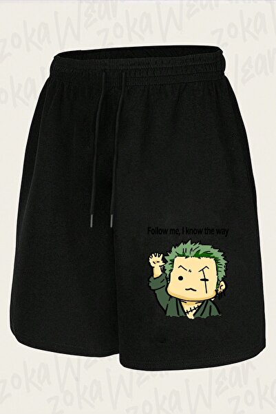 ZOKAWEAR Unisex One Piece Roronoa Zoro V2 Design Printed Shorts