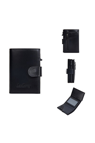 choice2 black Baellerry Aluminum Card Holder for Men with Auto Pop-Up Slide B...