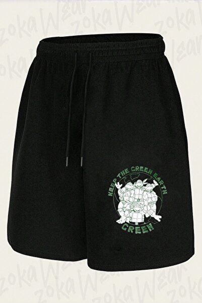 ZOKAWEAR Unisex Teenage Mutant Ninja Turtle V3 Design Printed Shorts