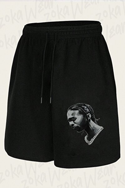 ZOKAWEAR Unisex Pop Smoke Design Printed Shorts