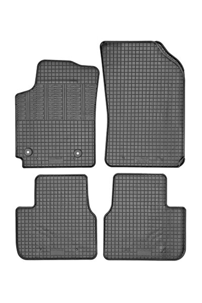 RapidAuto Set covorase auto din cauciuc Citroen C4 Cactus 2014-, Negre