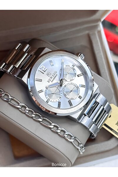 Reward Functions Active, Silver Steel Cord in Stylish Box, White Dial, Men's ...