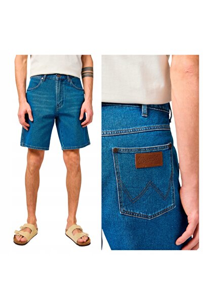 WRANGLER Blugi Barbati Scurti, Wrangler, Frontier Short, 38 INTL, Albastru, R...