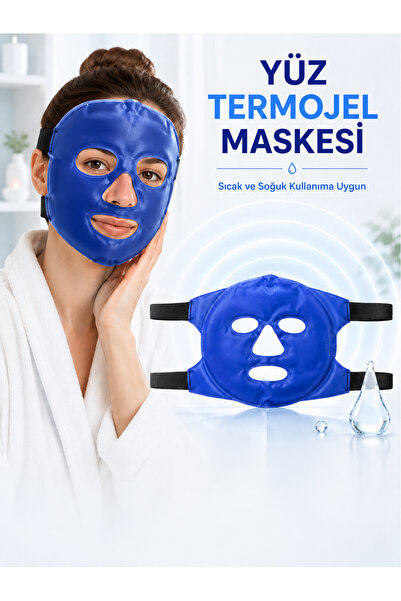 Aqua Med Termojel Maskesi Soğuk Sıcak Yüz Maskesi Göz Altı Morluk Baş Ağrısı ...