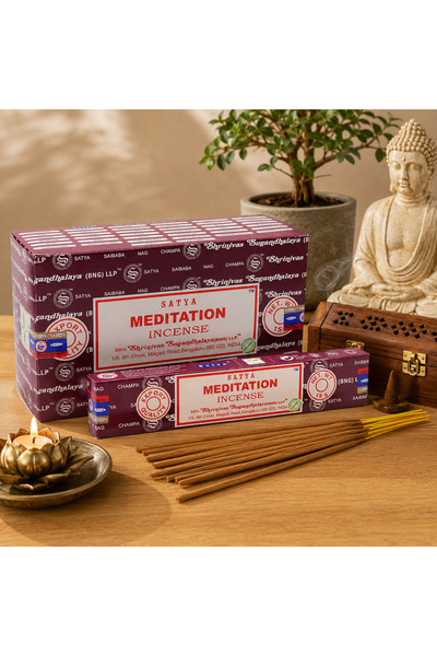 OEM Bețișoare Parfumate Satya Meditation, Tămâie Naturală pentru Meditație și...