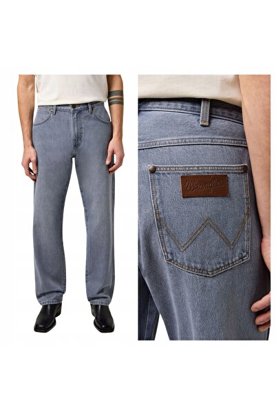 WRANGLER Blugi Barbati, Wrangler, Frontier croială lejeră, W33-L32 US, Albast...