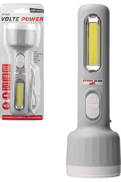 Other Tiross Επαναφορτιζόμενος Φακός LED με Μέγιστη Φωτεινότητα 180lm Κωδικός...