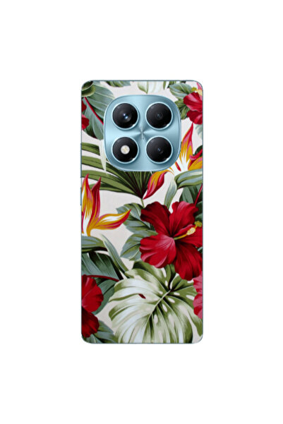 Other Xiaomi Redmi Note 14 Pro laves and flowers Transparent Silicone TPU Θήκη