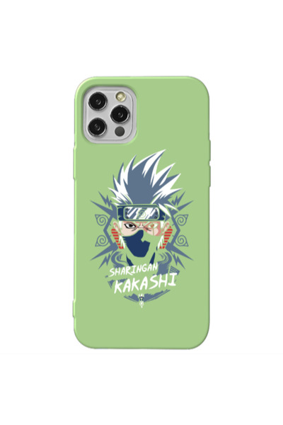 Other Apple iPhone 12 Pro Max Anime Mangoo Light Green Colored Silicone TPU Θήκη
