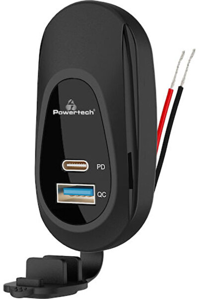 POWERTECH Υποδοχή USB για σκάφη και οχήματα PTL-026 USB & USB-C PTL-026 Κωδικ...