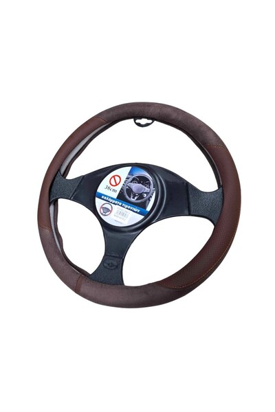 Tradesor Κάλυμμα τιμονιού αυτοκινήτου - SMZ-9 - 123077 - Dark Brown