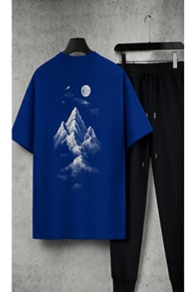 ship master Summer Collection New Arrival T-Shirt & Shorts Set Printed Patter...