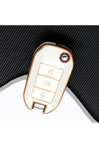 KeyRoN Θήκη προστασίας κλειδιού για Peugeot 301 307 308 208 508 2008 3008 Par...