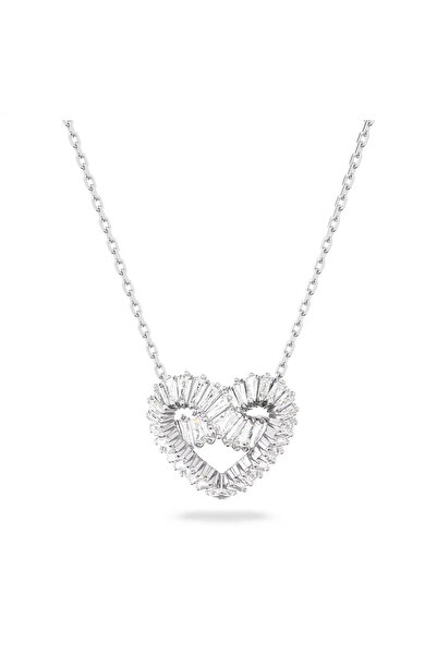 Swaroski Matrix Necklace, heart-5679434