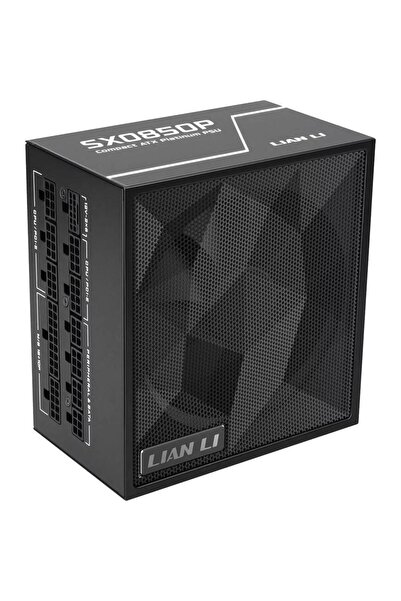Lian Li SX Platinum 850W Full Modular ATX 3.1 80 Plus Platinum PSU, Black