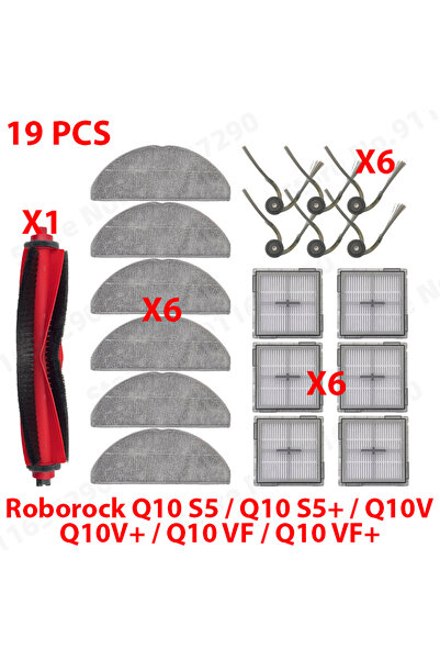 Choice22 مجموعة روبوروك 8 قطع لـ Roborock Q10 S5 / Q10 S5+ / Q10V / Q10V+ / Q...