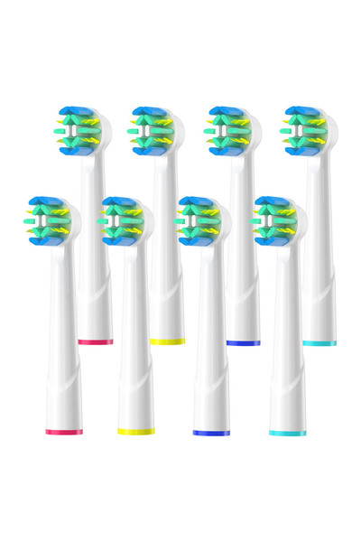 Choice3 8pcs 4/8/12/16pcs Floss Clean Replacement Brush Head Compatible With ...