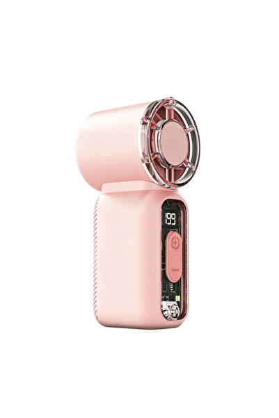 Choice1 Pink Mini Portable Handheld Fan Personal Pocket-Sized Digital Display...