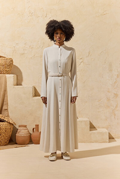 Aker Natural Hakim Yaka Natural Dress