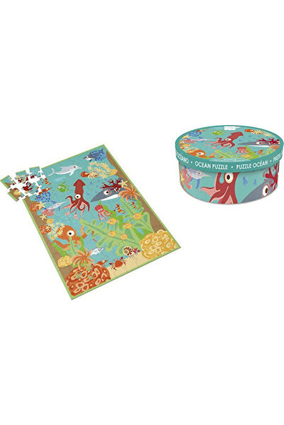 Scratch Europe Puzzle pentru copii, tip răzuire, Ocean, 100 piese