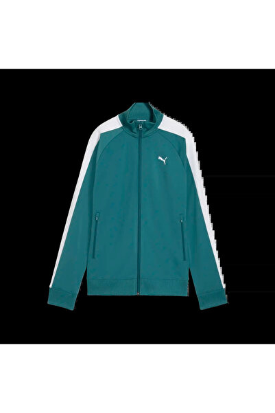 Puma T7 Track Jacket Yeşil Kadın Sweatshirt