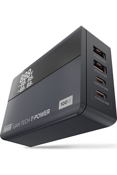 Newell Suport de încărcare GaN cu 2 porturi USB-A și 2 porturi USB-C 100W, ne...