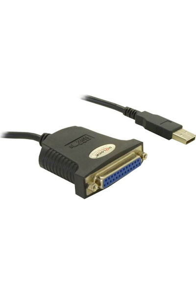 DELOCK Μετατροπέας USB-A αρσενικό σε Παράλληλο θηλυκό 1 τεμάχιο 61330
