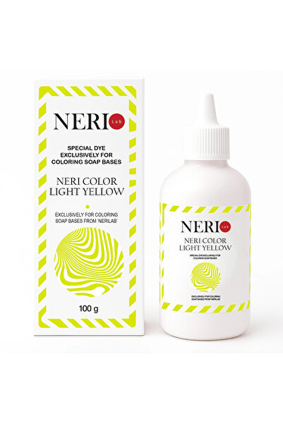 NERILAB Light Yellow Dye for Soap Base, Neri Color, 100 g