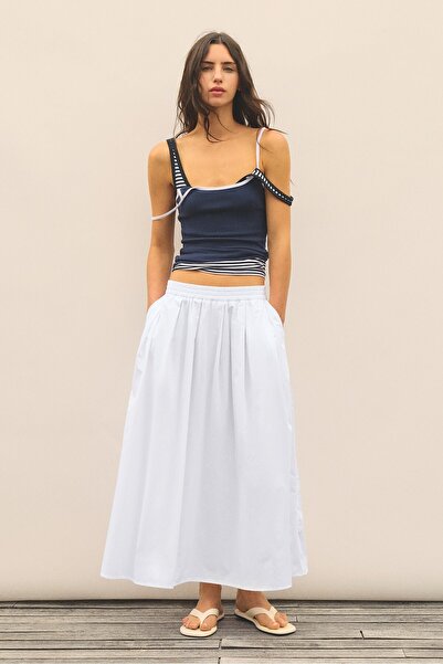 Pull & Bear Kloş uzun etek