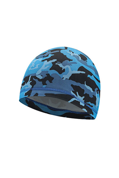 Choice3 camo blue Summer Skull Cap UV Protection Ice Silk Helmet Liner Men Wo...