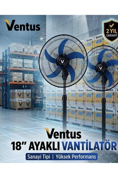 Ventus 18" Ayaklı Sanayi tipi Vantilatör