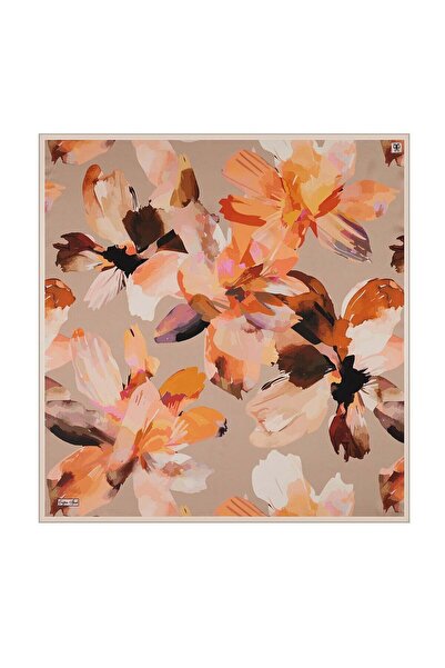Çağrı İpek Opal Pattern Tivil Silk Scarf Dg17264-11