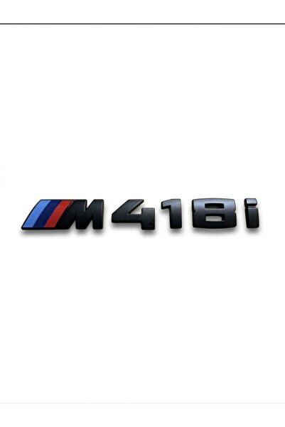 idealaksesuar Bmw M418I Trunk Lettering Black Color - Bmw M418I Trunk Letteri...