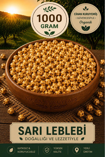 Cihan Kuruyemiş 1000gr. Sarı Leblebi
